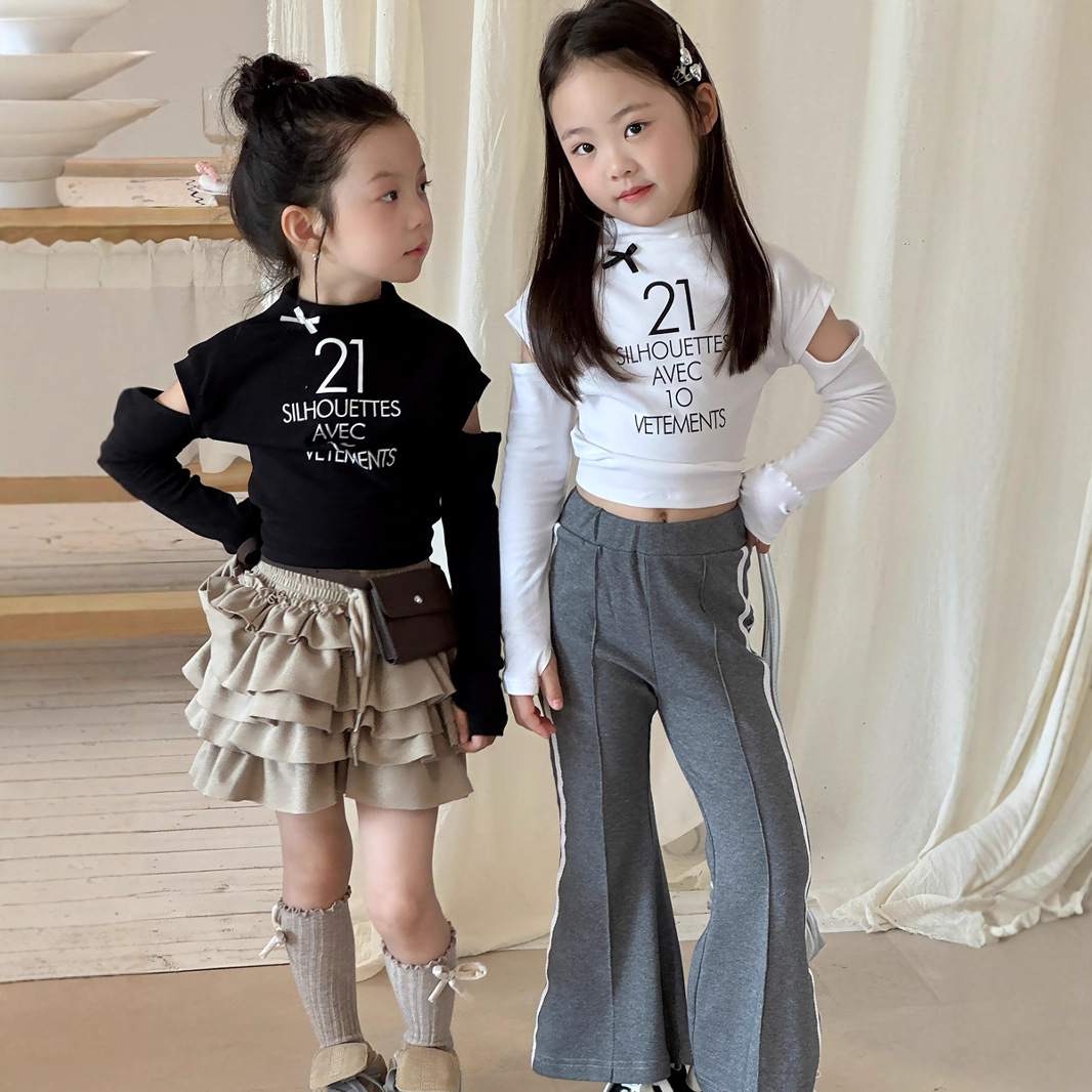 2025★春秋新作★韓国風子供服★トップス★90cm〜150cm 2色
