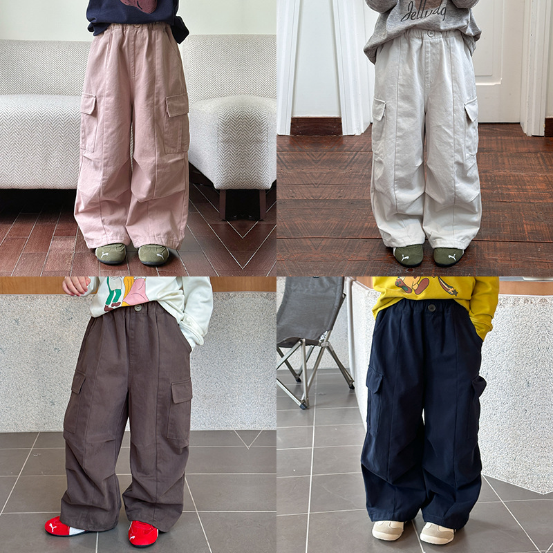 2025秋新作A★子供服　ズボン★90cm〜170cm 4色