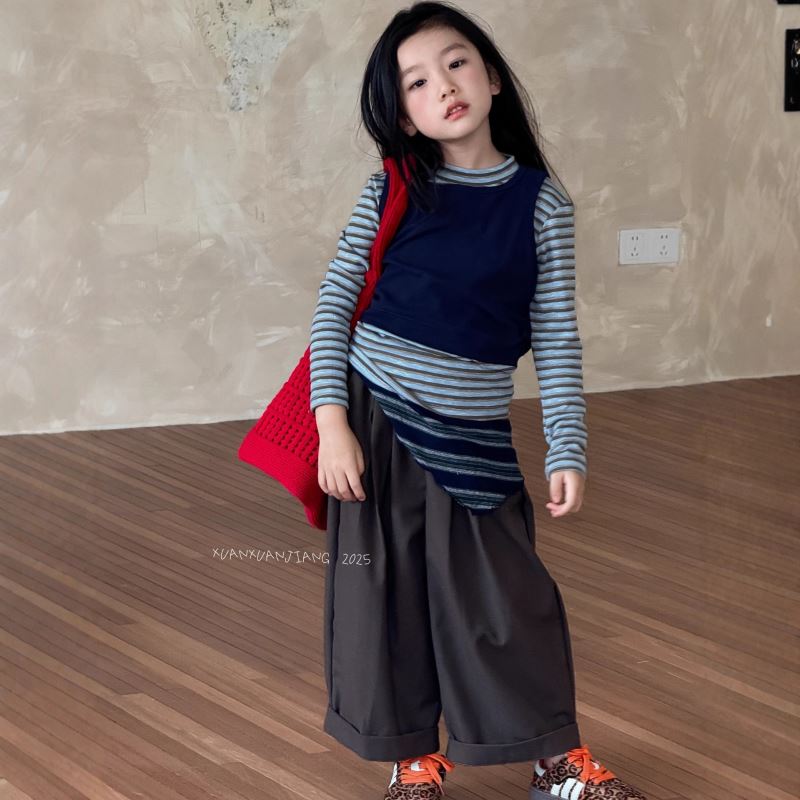 2025秋新品★子供服　トップス&吊りベスト★90cm〜150cm