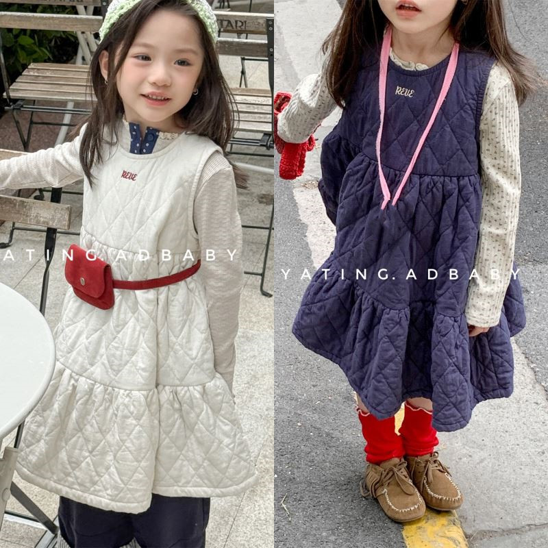2025秋冬新品SJ★子供服　ワンピース★80cm〜130cm 2色