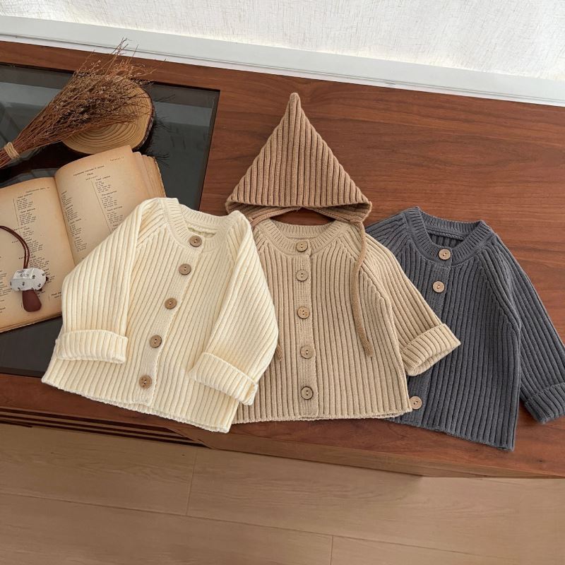2025秋新品★子供服 　カーディガン★73〜110 3色