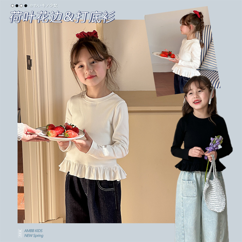 2025★春秋新作★韓国風子供服★トップス★90cm〜170cm 2色