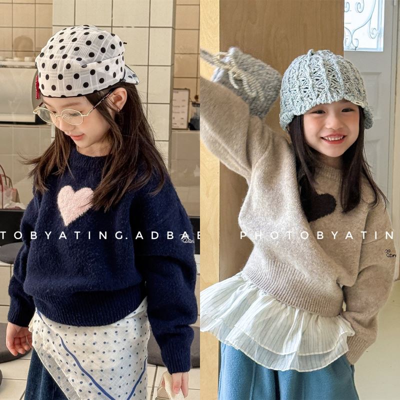 2025冬新品SJ★子供服　セーター★80cm〜130cm 2色