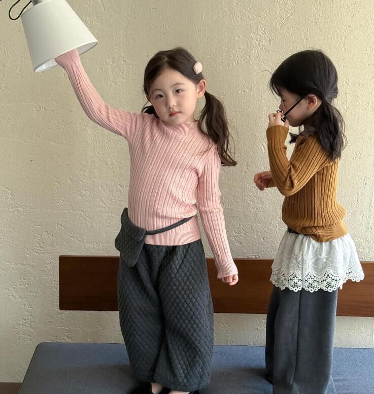 2025秋冬TM★子供服　ニットトップス★90cm〜150cm 4色