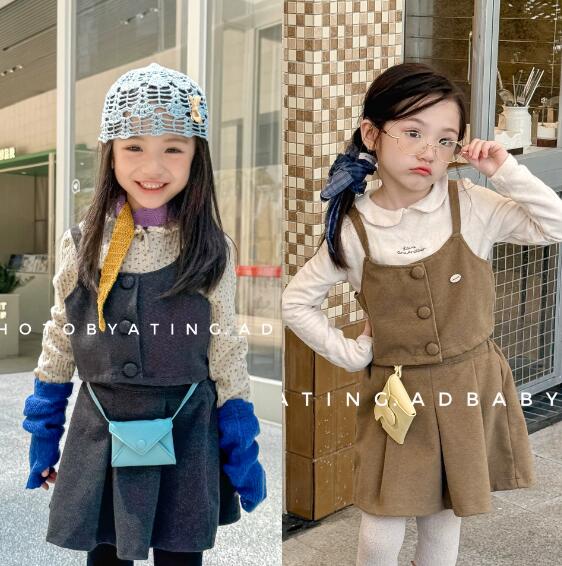 2025秋冬新品SJ★子供服　セットアップ★80cm〜130cm 2色