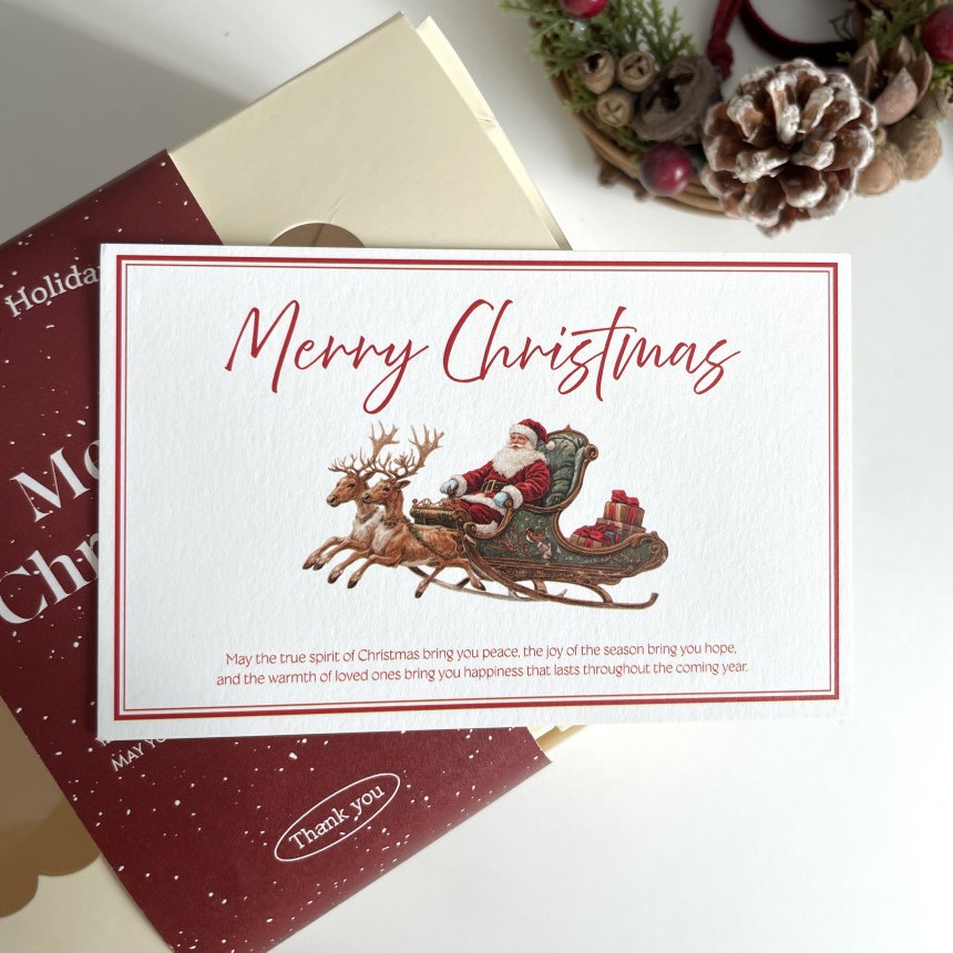 新作★クリスマス★DIY包装用品　プレゼントカード★お祝いカード★