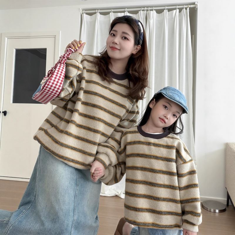 2025冬★子供服&親子服　セーター★90〜150cm/XS-L 2色