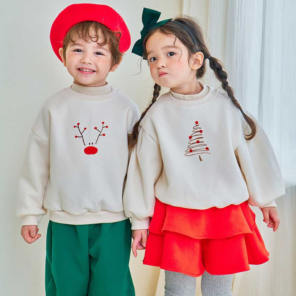2025新品★子供服　クリスマス服　トレーナー★80cm〜120cm 2色
