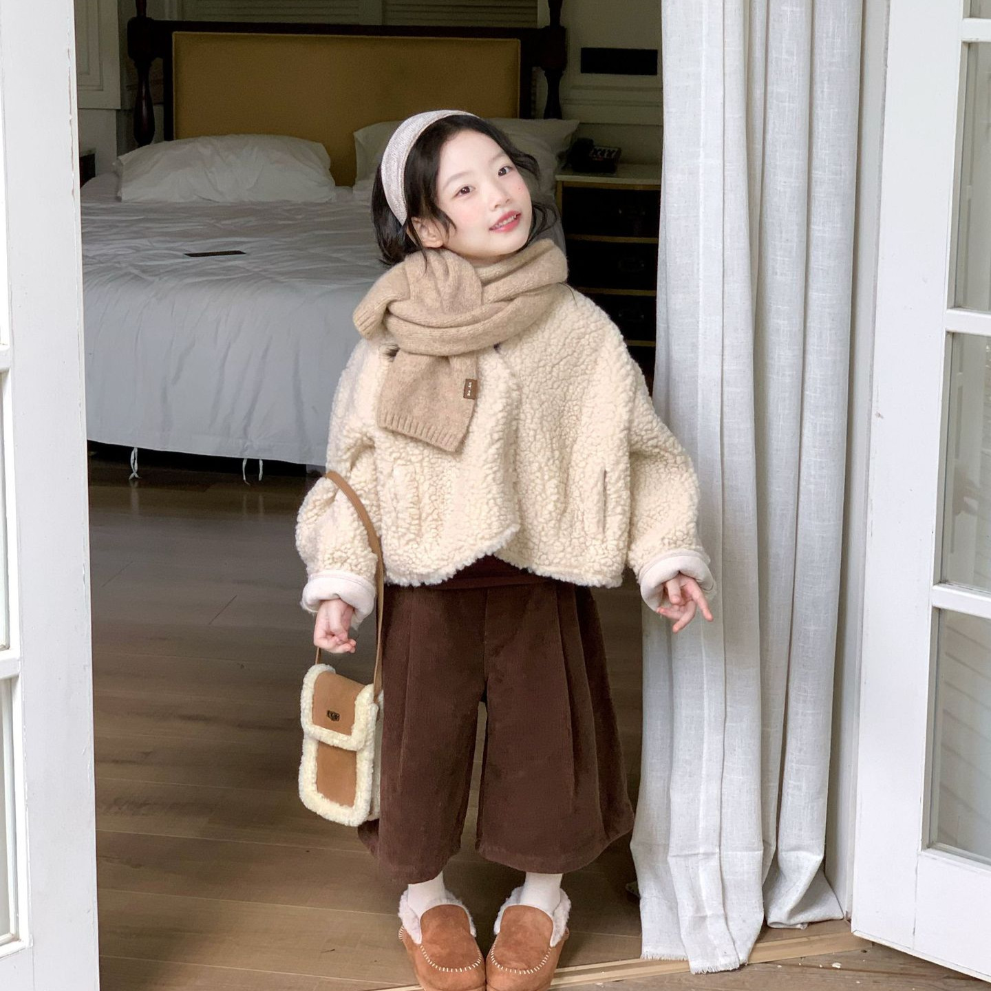 2025冬新品★子供服 　コート&インナー分けて★90cm〜150cm