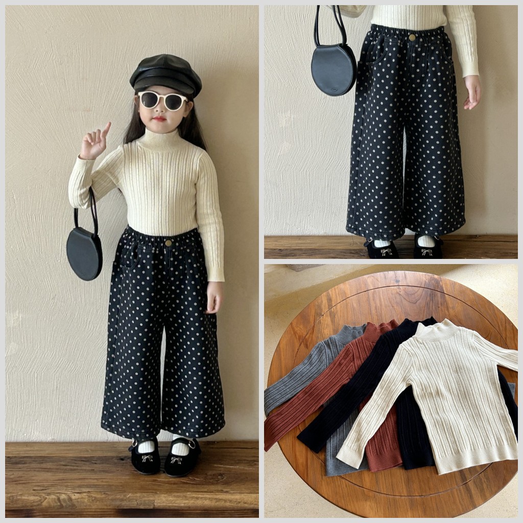 2025冬新★子供服　セーター&ズボン&スカート★90cm〜140cm 4色