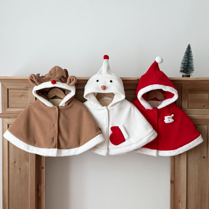2025新品★子供服 　コート　クリスマスマント★S/L