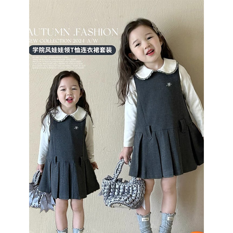 2025新品★子供服　トップス+ワンピース　セット★90〜140