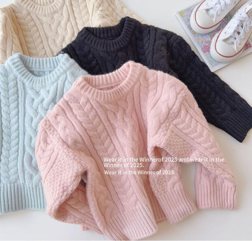 2026新品TQ★子供服　セーター★90cm〜150cm 4色