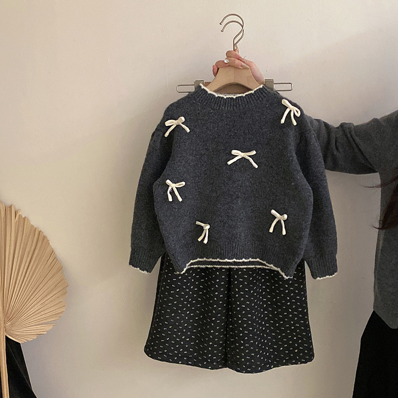 2025年新★子供服　セーター&ズボン分けて　裏起毛★90cm〜150cm