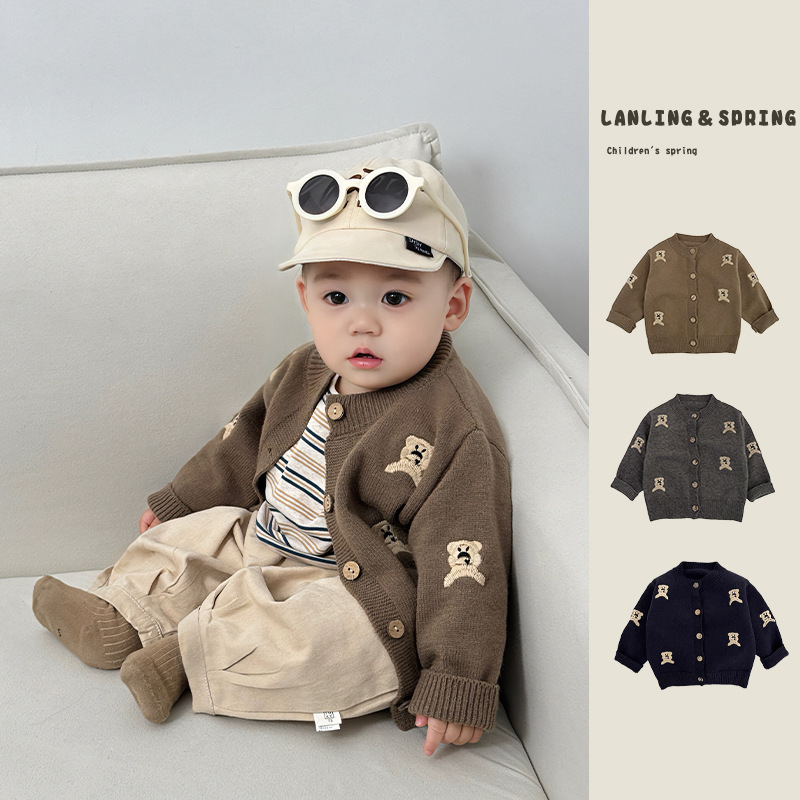 2026新品LL★子供服 　カーディガン&ズボン&トップス★73〜110 3色