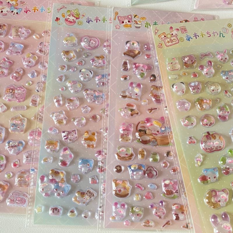 子供お褒めシール★立体エンボス★防水ステッカー ★DIY デコレーション用