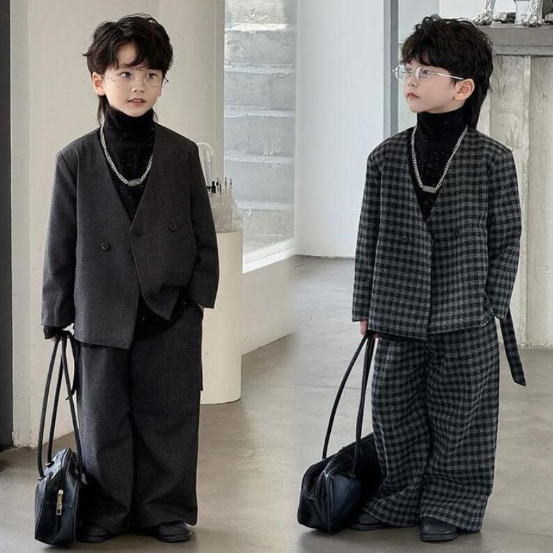 2026新品★子供服★コート+トップス+ズボン　セット★100-160cm★