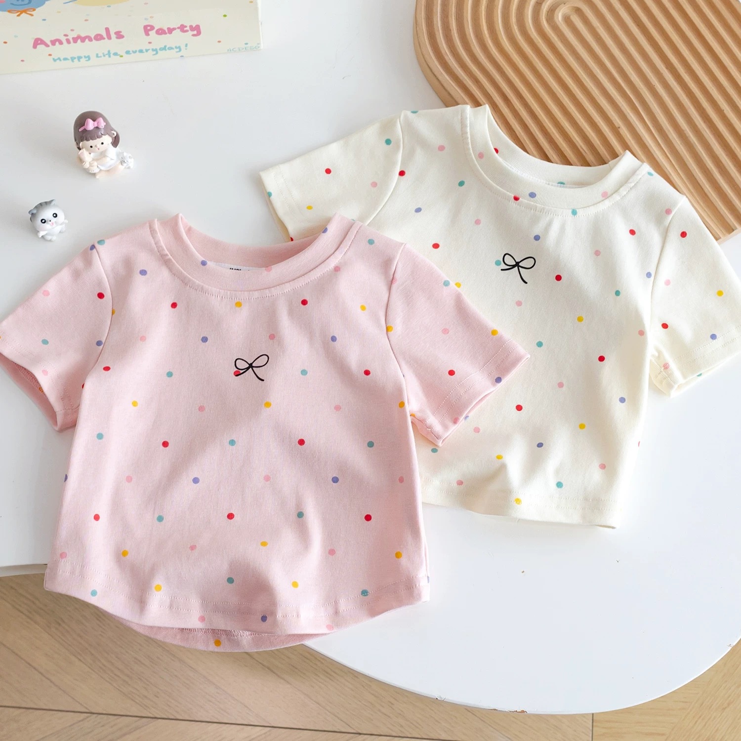 「2026」子供服★トップス★Tシャツ★半袖★韓国風子供服★2色80cm〜140cm