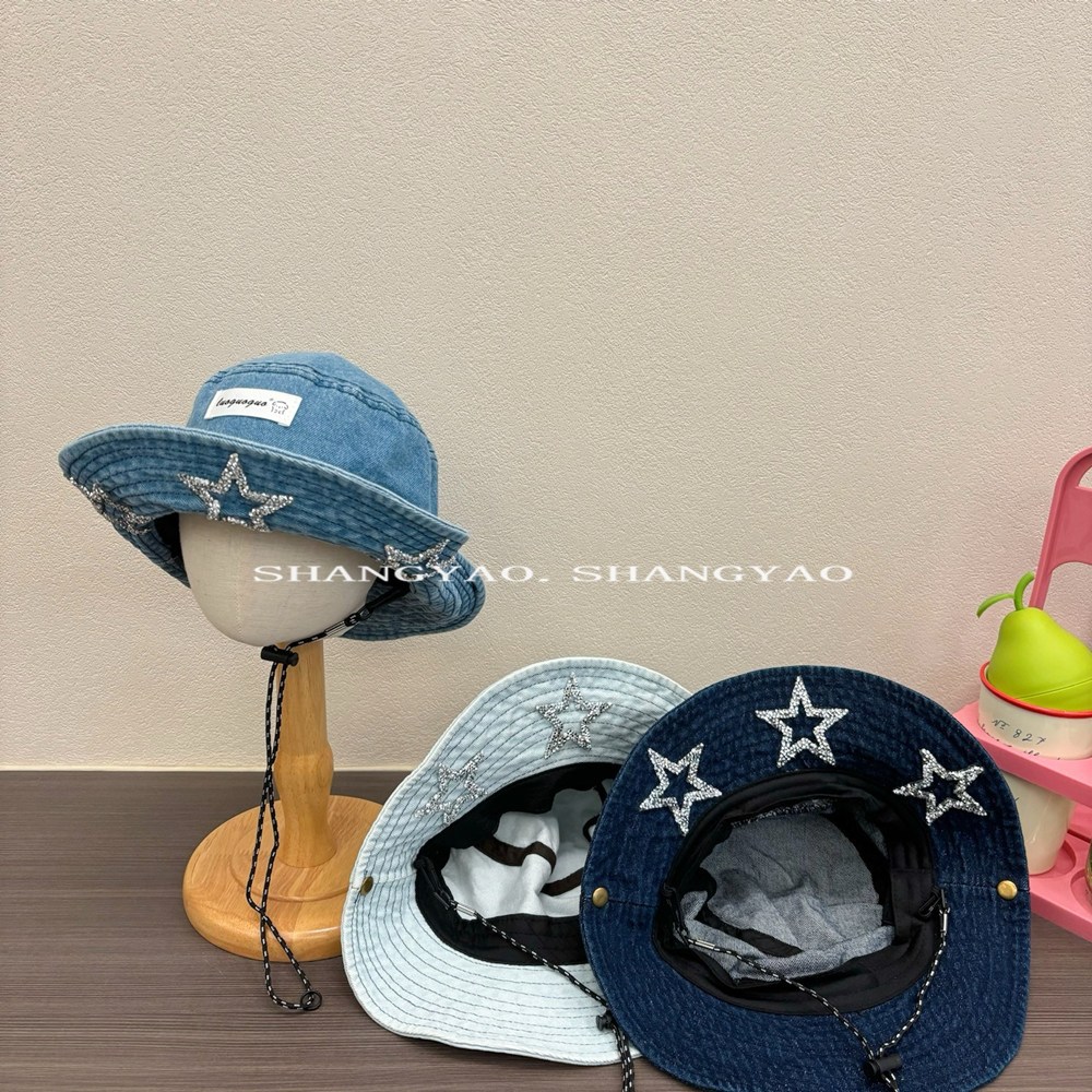 「2026」子供用★帽子★デニム★キッズ★バケットハット★3色