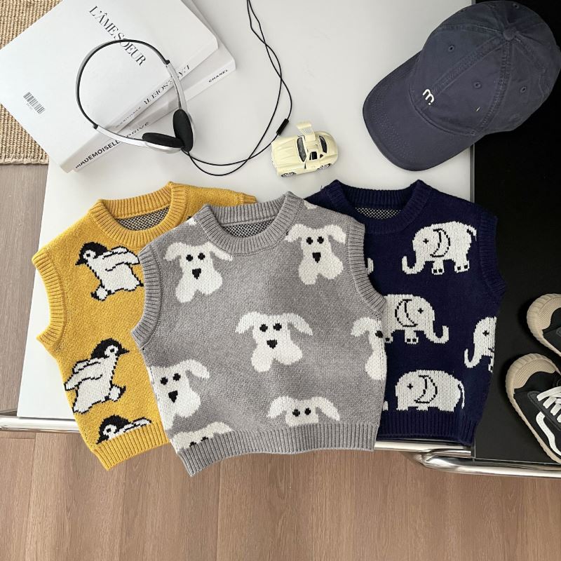 2026★春秋新作★韓国風子供服★チョッキ★73〜110 3色