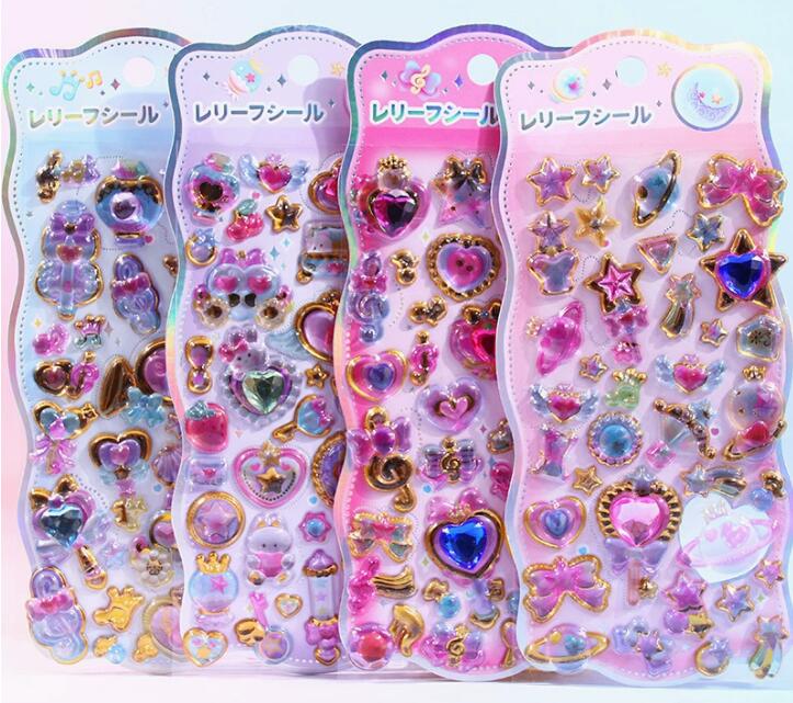 子供お褒めシール★立体★防水ステッカー ★DIY デコレーション用