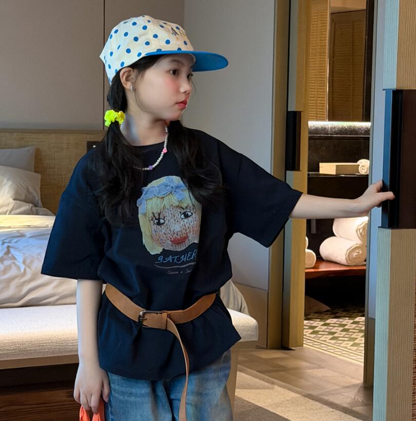 2026新作H★子供服　トップス★100cm〜160cm 2色
