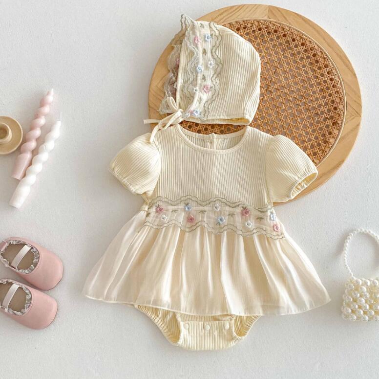 「2026」子供服★ベビー★ロンパース+帽子★韓国風子供服★66cm〜90cm