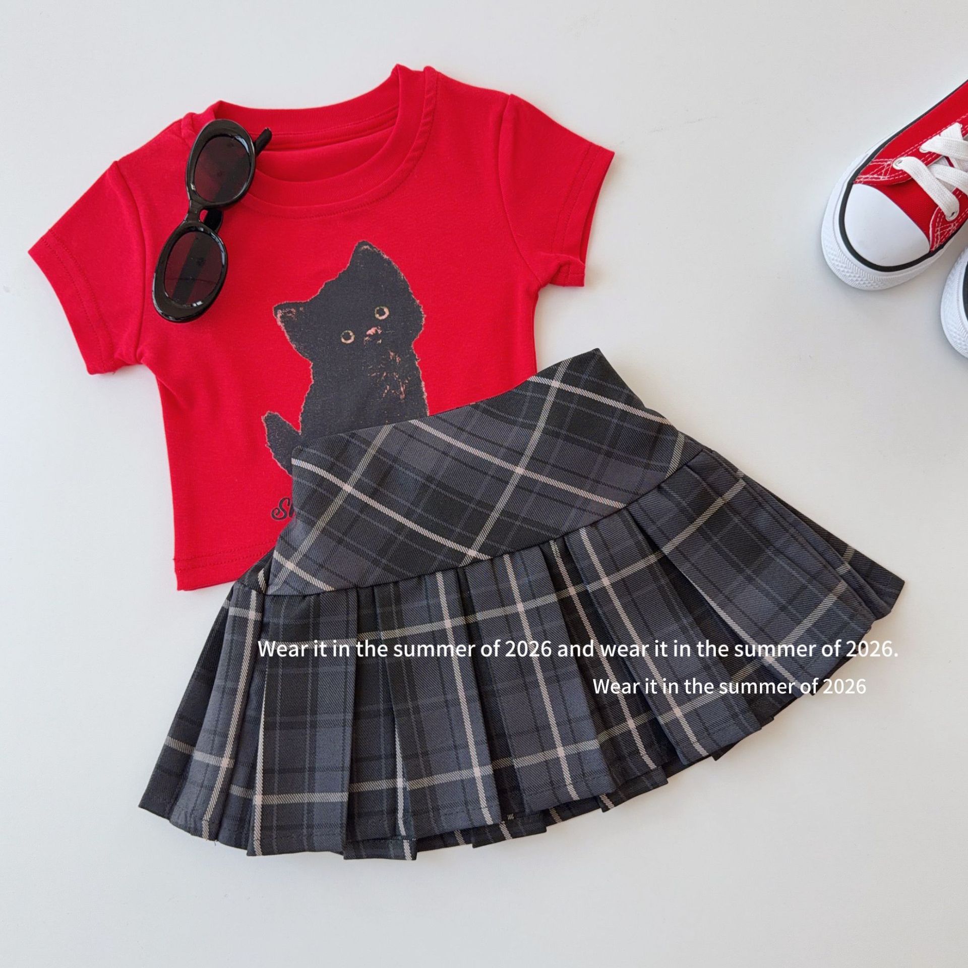 2026新品TQ★子供服　スカート★90cm〜150cm