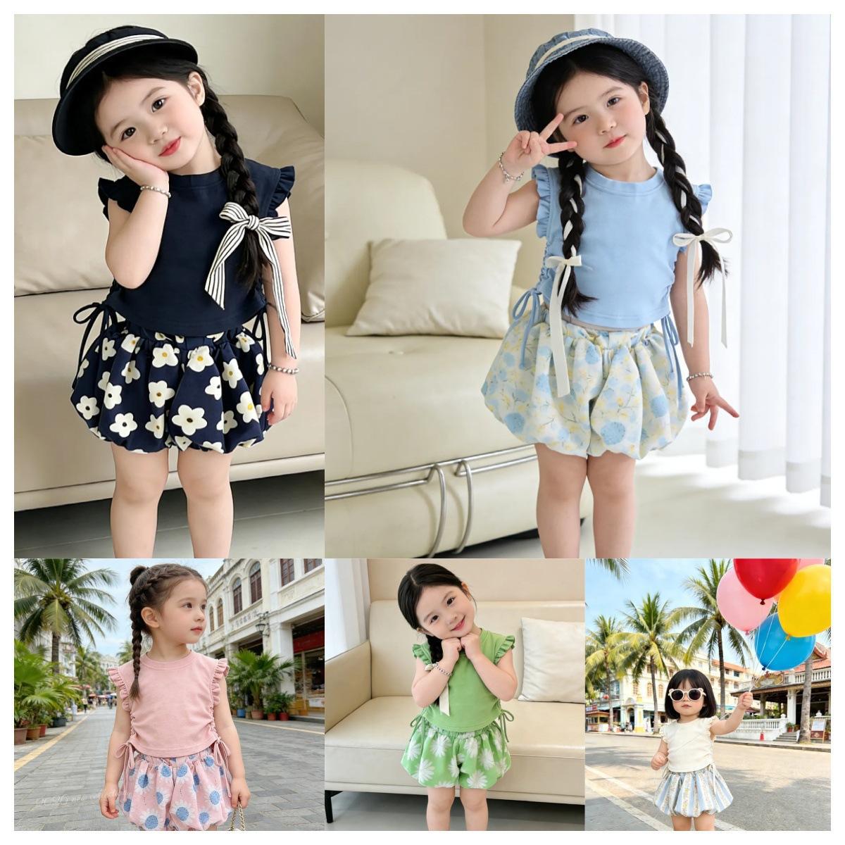 2026★夏新作★韓国風ベビー服★トップス+ズボン★90cm〜140cm 5色