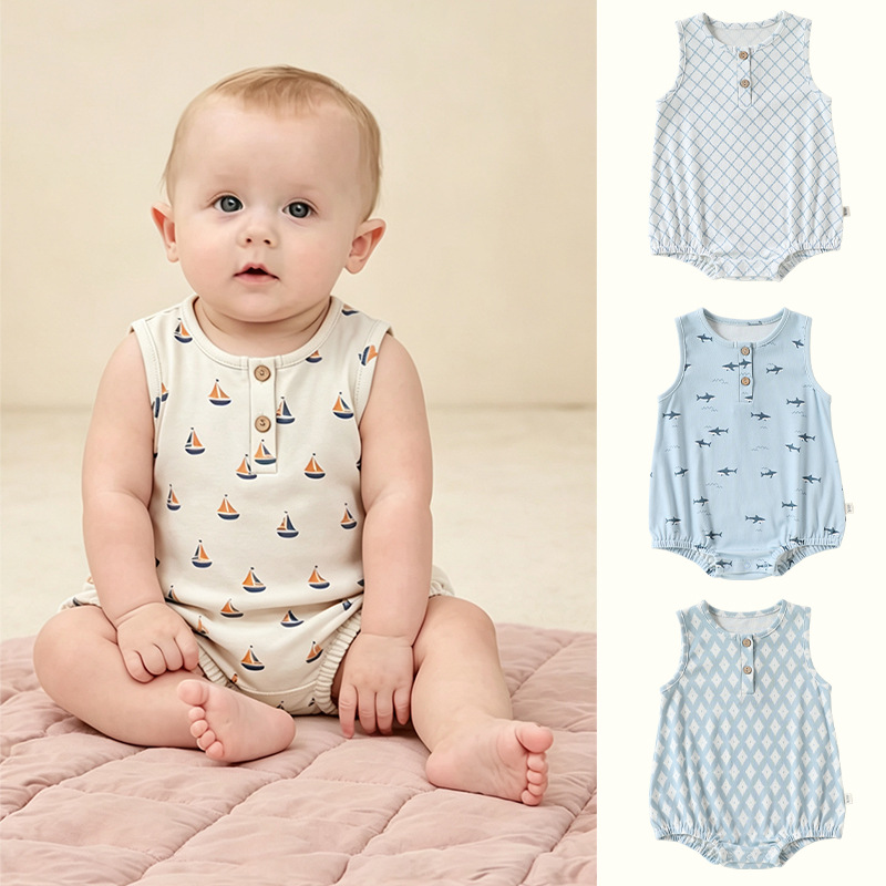 2026新入荷★ベビー服　ロンパース★66cm〜90cm 4色