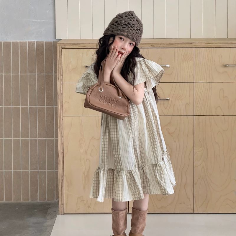 2026新品XXJ★子供服　ワンピース&ヘムカバー分けて★100cm〜150cm