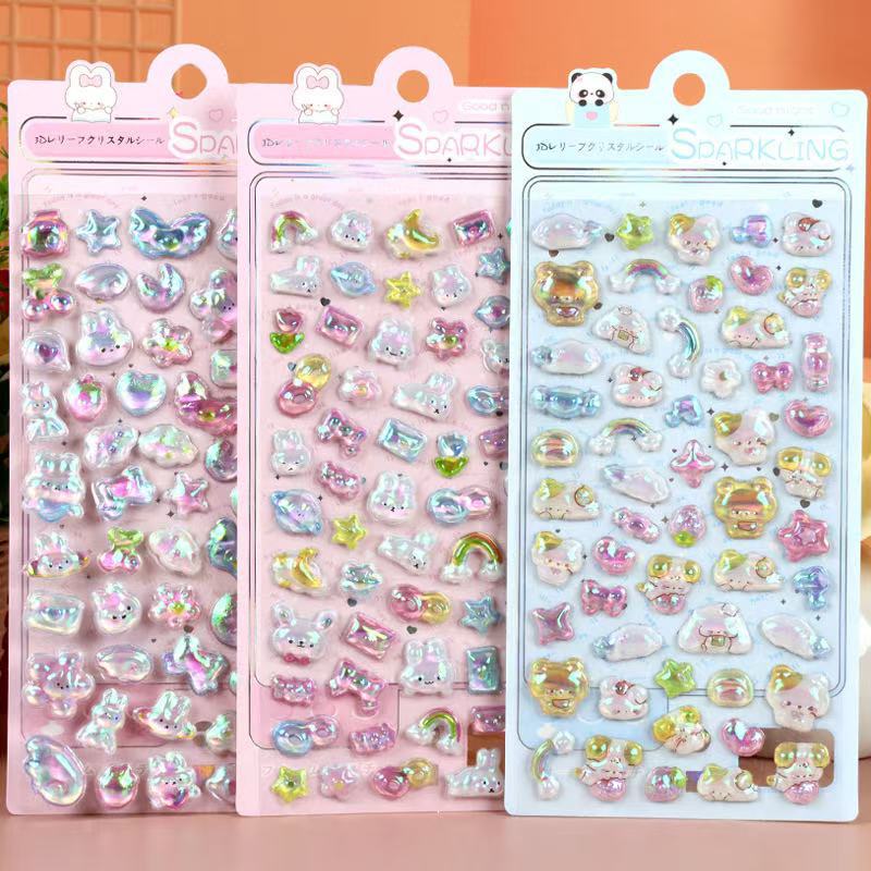 子供お褒めシール★立体★防水ステッカー ★DIY デコレーション用