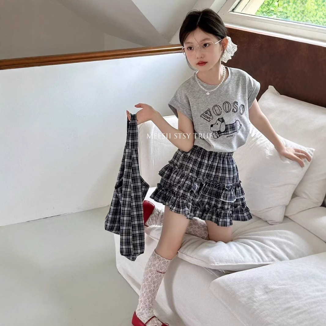 2026★夏新作★韓国風子供服★トップス+スカート★100cm〜150cm
