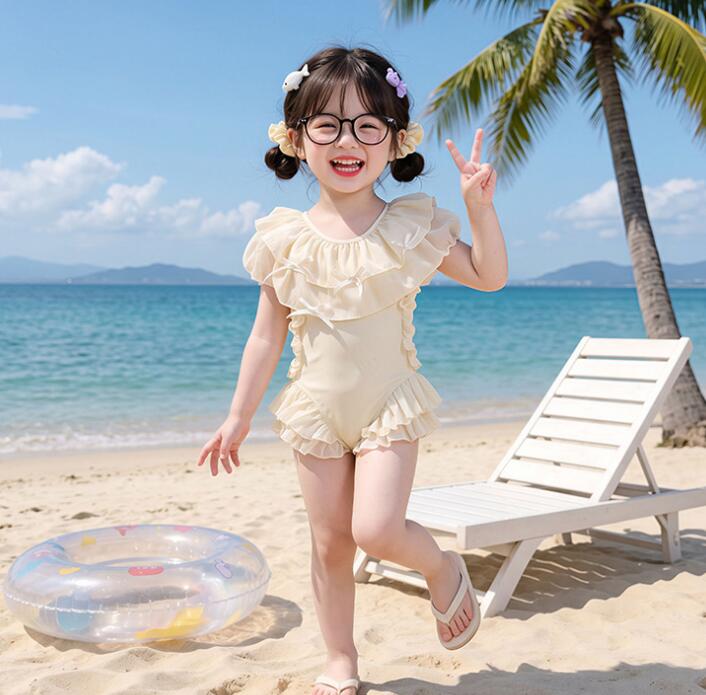 2026新品★子供服★水着+帽子★90-140cm★