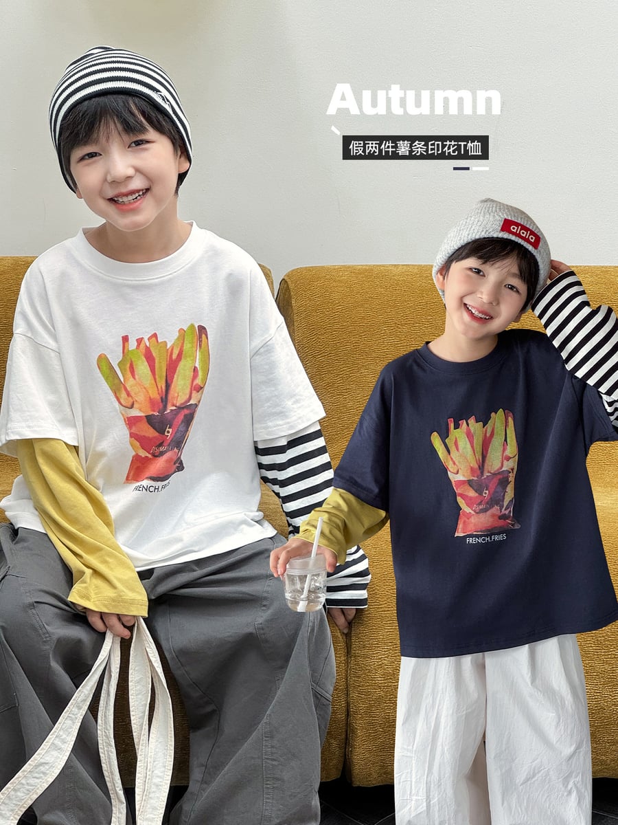 2026秋新作TK★子供服　トップス★90cm〜160cm 2色