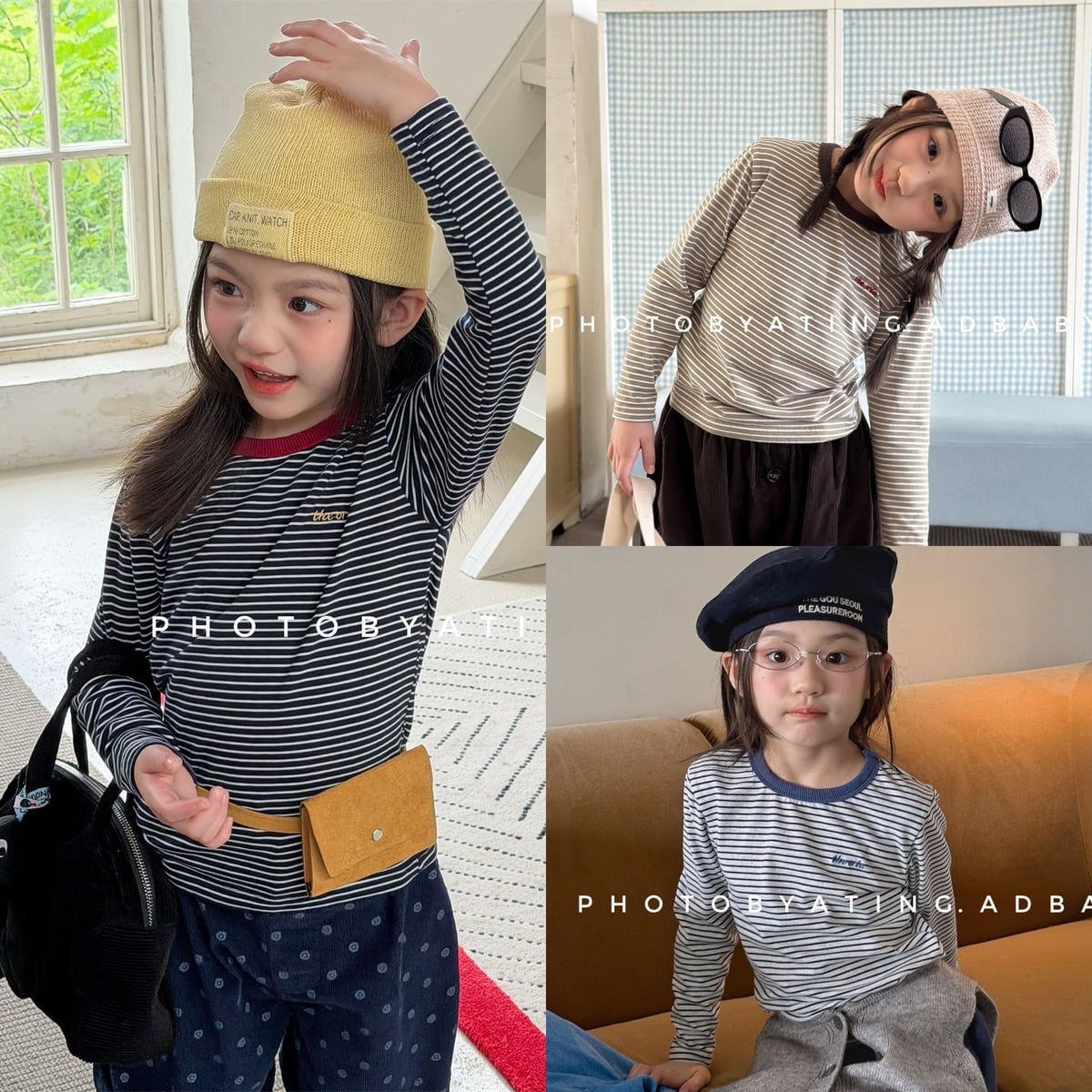 2026秋新作SJ★子供服　トップス★80cm〜130cm 3色