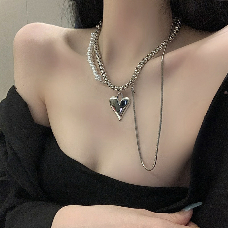 个性☆愛のネックレス☆欧米のファッション☆レディース☆高級感☆アクセサリー☆彡　