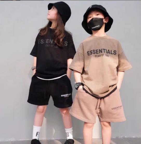 2022夏新品★韓国風子供服　トップス+パンツ　セットアップ　100-160cm　3色