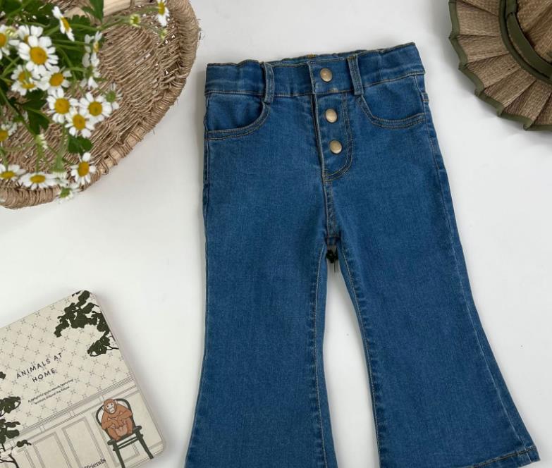 2022夏新品★子供服　ボトムス　デニムズボン　八分丈　80-130cm