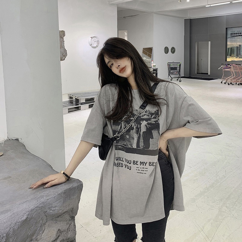 トップス★ 半袖 ★♪カジュアル★♪ゆったり★♪Tシャツ★♪2色★♪レディース★新款