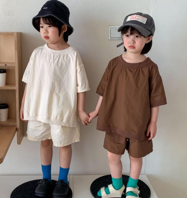 2022夏新品★子供服　トップス+ズボン　セット★80-130cm★2色