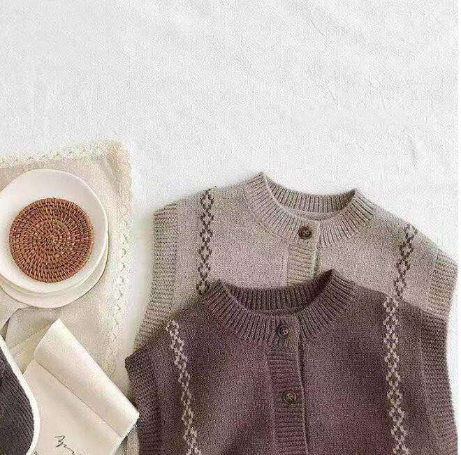 秋冬新作★子供服★キッズ服★韓国風子供服★トップス★ベスト★2色★80-160CM