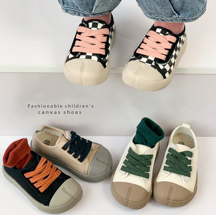 新作★キッズ★靴★子供靴★男女兼用★シューズ★ズック靴★カジュアル★4色★23-28#
