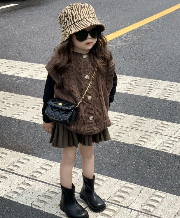 新品★子供服　トップス&スカート&ニットベスト分けて販売★90-140cm★