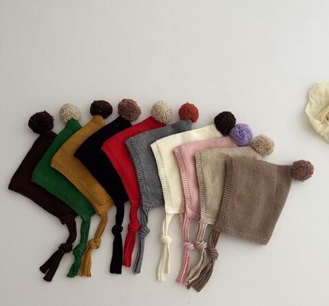 秋冬★子供用★帽子★キッズ帽子★防寒★男女兼用★ニット帽子★キッズ★耳カバー★10色