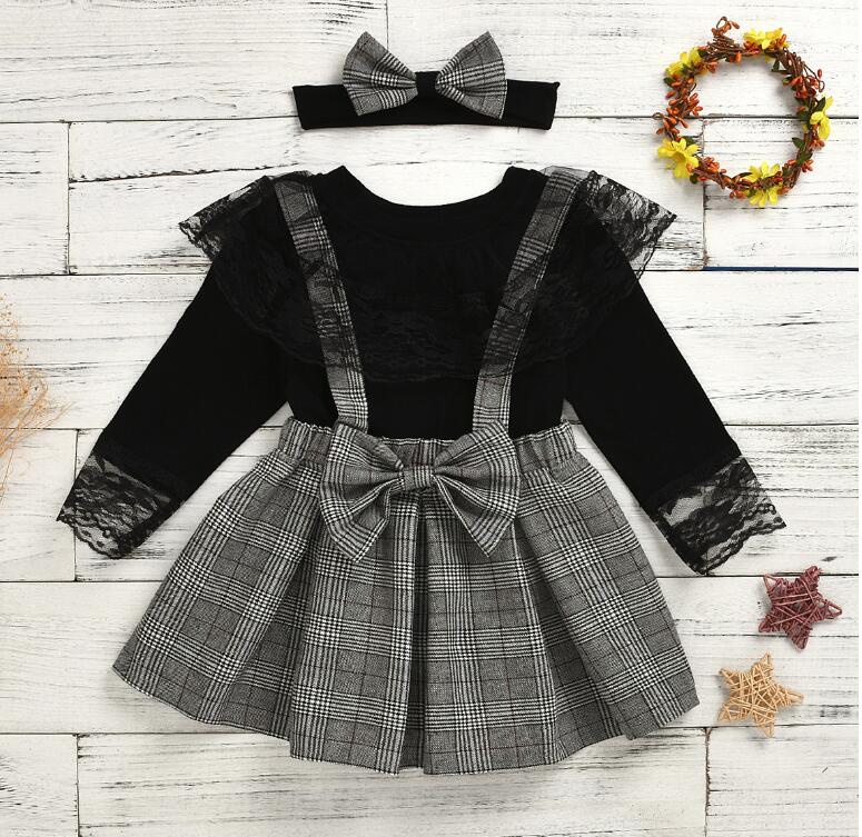 2023新品★子供服　トップス+サロペットスカート★90-130cm★2色