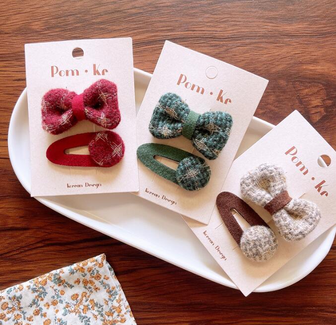 子供用★キッズ女の子★髪飾り★まとめ髪用★ヘアアクセサリー★2枚入り★ヘアピン★多色