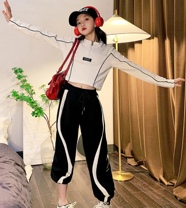 2023新品★子供服　トップス+ズボン　セットアップ★110-170cm★2色