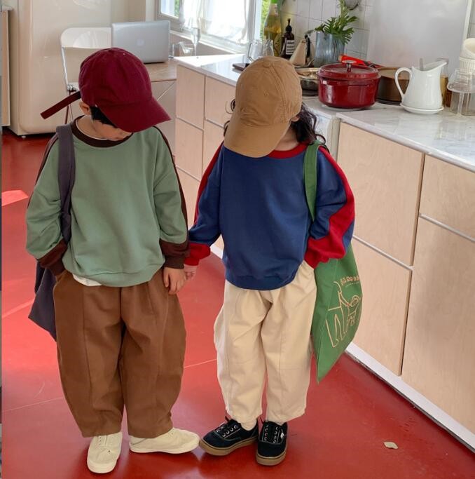 2023★春新作★韓国風子供服★トップス★スウェット★2色90-140CM