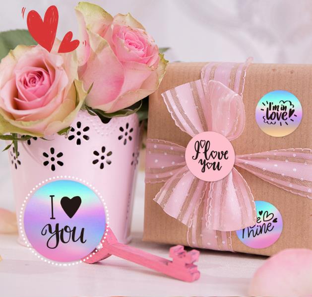 包装資材★手作り工芸品★プレゼントの装飾など★粘着シール★1巻き=500P